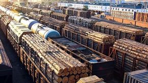 嘉荫口岸逐年增加俄罗斯进口木材数量