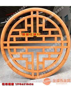 方管焊接圆形铝花格,铝格栅窗生产厂家